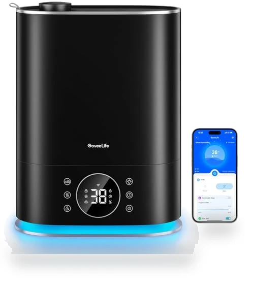 Smart Top-Fill Cool & Warm Mist Humidifier — Air Moisturizers, GoveeLife