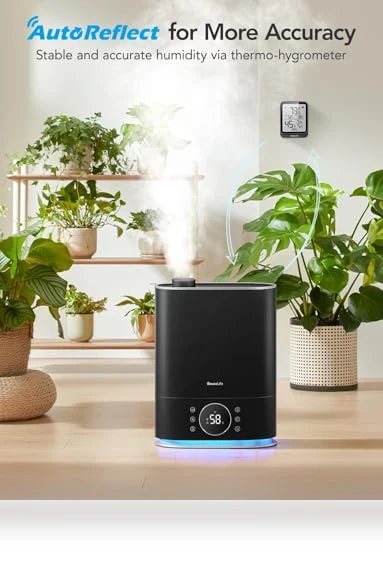 Smart Top-Fill Cool & Warm Mist Humidifier — Air Moisturizers, GoveeLife