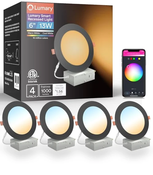 Smart WiFi Recessed Lights — Recessed Lighting, Lumary