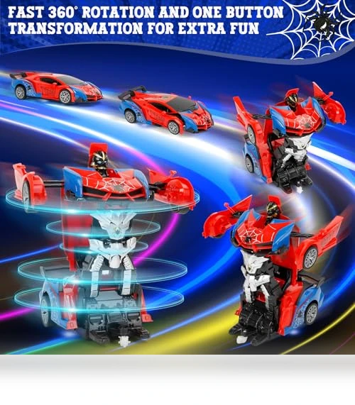 Transforming Robot Toy Car — Interactive Figures & Robots, Gezolligheid