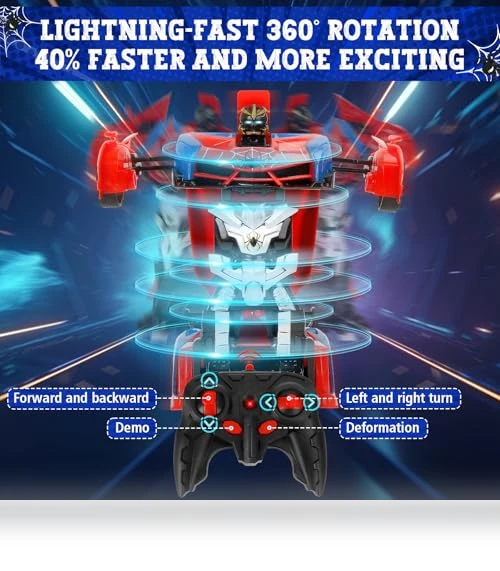 Transforming Robot Toy Car — Interactive Figures & Robots, Gezolligheid