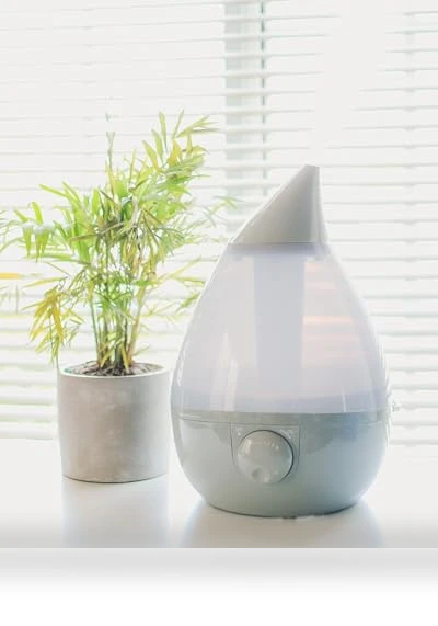 Ultrasonic Teardrop Cool Mist Humidifier — Air Moisturizers, Crane