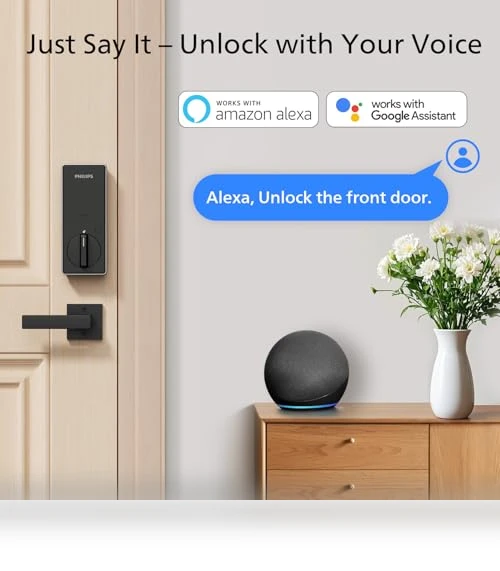 WiFi Smart Lock with Handle — Smart Home Security, Philips