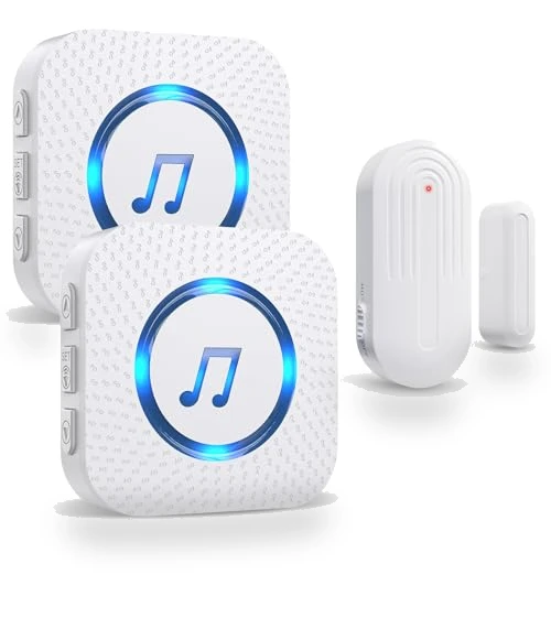 Wireless Door Chime with Contact Sensor Alarm — Kits, SanJie
