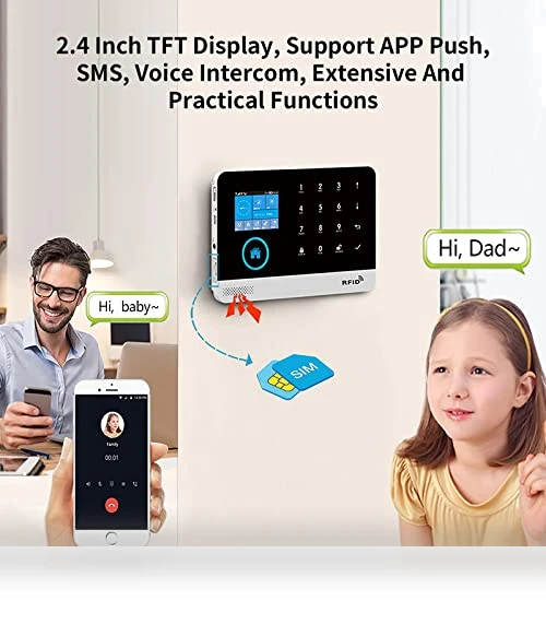 Wireless Home Alarm Kit — Smart Home Security, Clouree