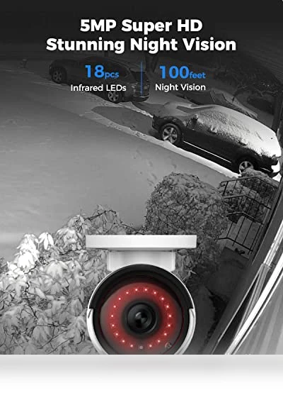 16CH 5MP Home Security Camera System — Security Cameras, Reolink