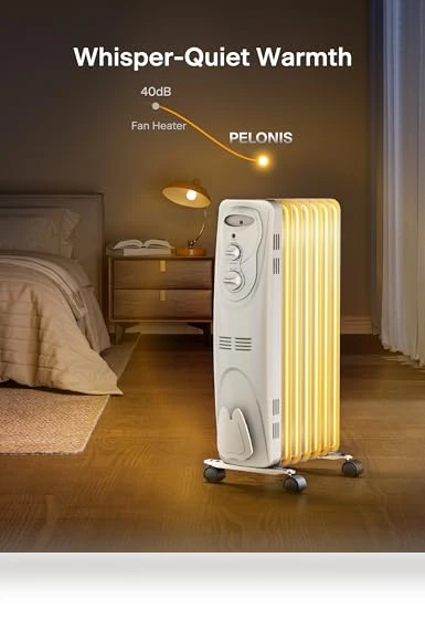 Basic Electric Oil Filled Radiator — Portable Heating Solutions, PELONIS