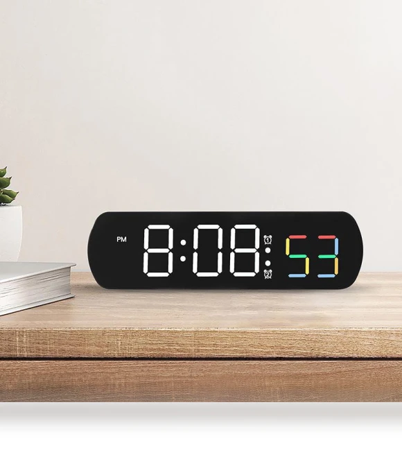 Creative LED Alarm Clock — Alarms & Clocks, AI Supermarket
