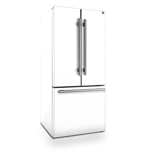 Espresso Gallipoli French Door Stainless Steel Refrigerator — Cooling Solutions, Forno