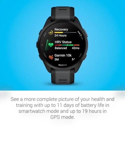 Forerunner 165 Running Smartwatch — GPS Units, Garmin