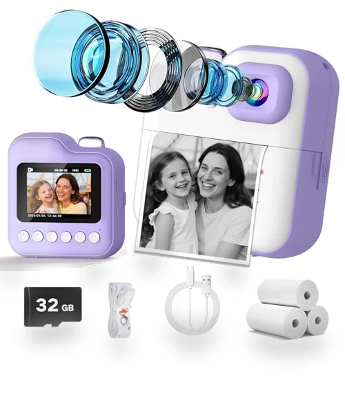 Instant Print Camera for Kids — Instant, IMAXTOP