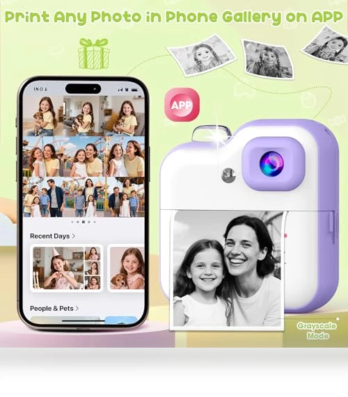 Instant Print Camera for Kids — Instant, IMAXTOP