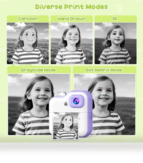 Instant Print Camera for Kids — Instant, IMAXTOP
