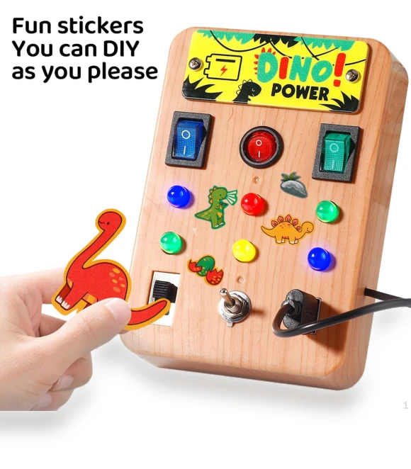 Montessori Busy Board Toy — Infant & Early Childhood Playthings, HappyToy