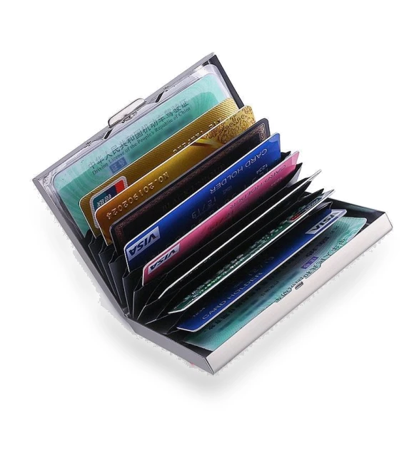 RFID-Protected Accordion Wallet — Travel Wallets, AI Supermarket