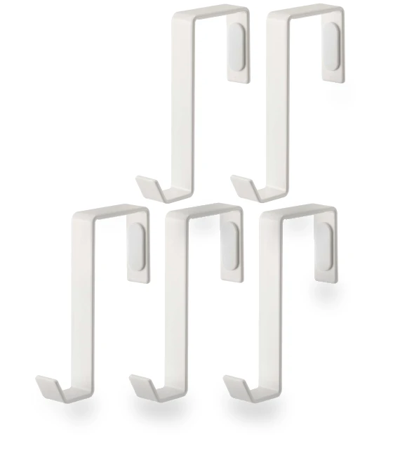 Set of 5 Door Hooks — Hooks, Yamazaki Jitsugyo