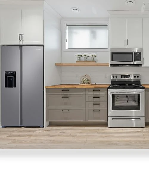 Side-by-Side Refrigerator with Ice Maker and Water Dispenser — Cooling Solutions, THFRIONE