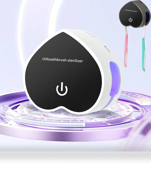 Smart UV Sterilizer for Toothbrushes — Travel Toothbrush Holders, Qingzhichen