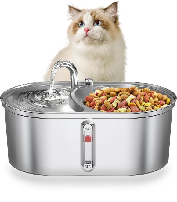 Stainless Steel Pet Drinking Fountain — Fountains, Holland Pia