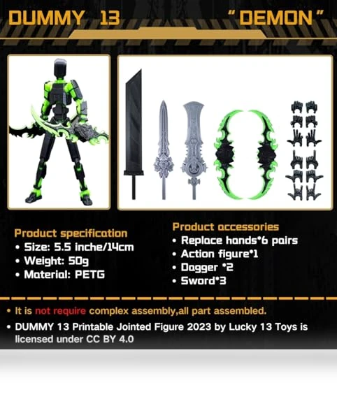 T13 Action Figure with Multiple Accessories — Dolls & Figures, altuco