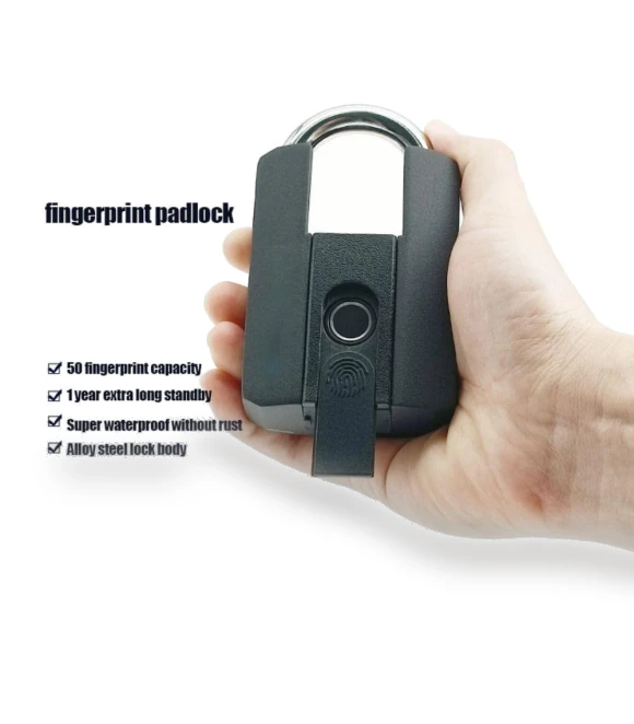 Waterproof Fingerprint Lock — Padlocks & Hasps, Yaouanyuan
