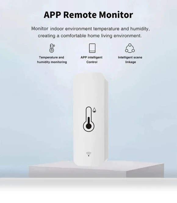 Battery-Powered Humidity and Temperature Monitor — Home Climate Control, JGncbfl954
