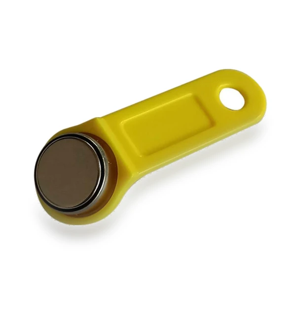 Readable RFID Touch Memory Key — Biometric Security, Scalloped Ocean
