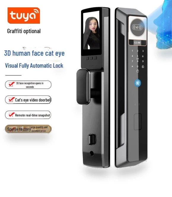 Smart Anti-Theft Door Lock — Biometric Security, TrendVibeCN
