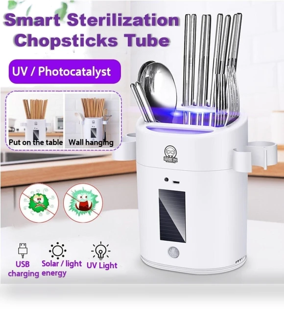 Smart Sterilization Cutlery Rack — Knife Accessories, flower 01