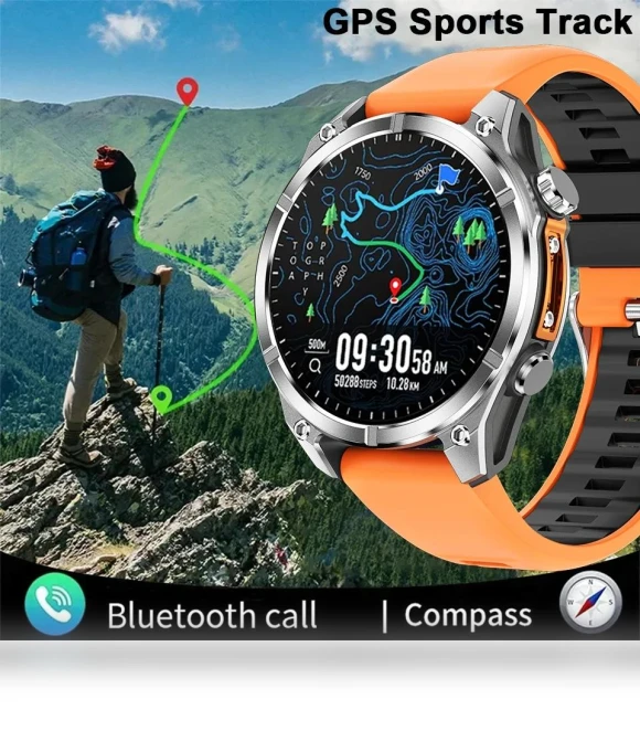 Smart Watch with AMOLED Display — Smartwatches, SACOSDING