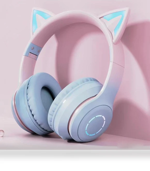 Cat Ear Bluetooth Gaming Headphones — Headsets, SmartGears