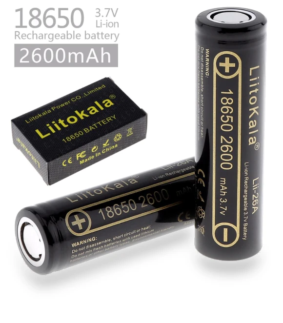 Rechargeable Battery — Batteries, Liitokala