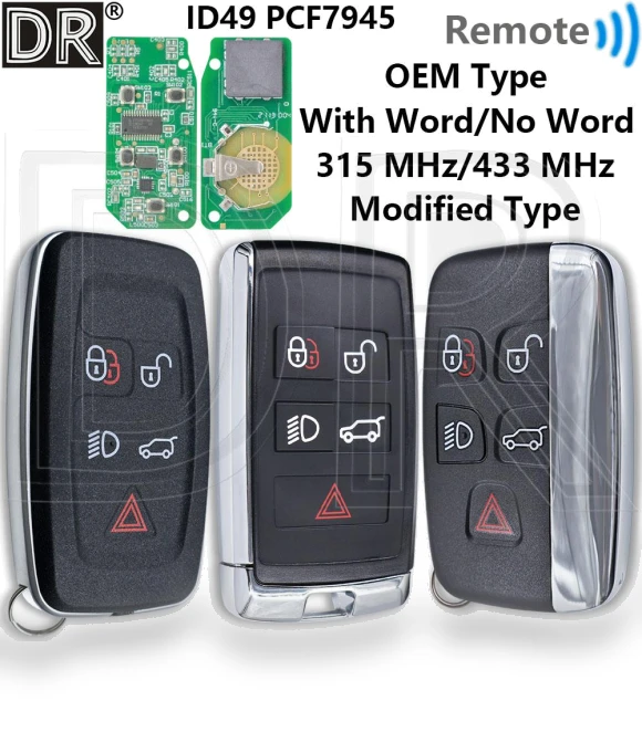 Smart Car Remote Key — Keyless Entry, Auto Parts Decorate