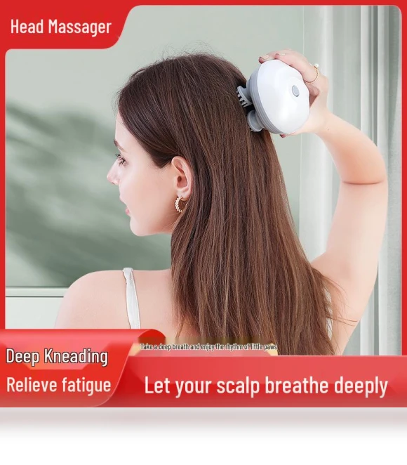 Waterproof Multifunctional Smart Head Massager — Back Relief Solutions, Deals Depot