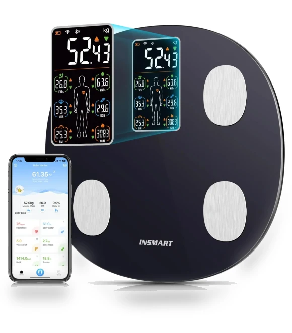 Body Balance Smart Digital Bathroom Scales — Weight Management Tools, Various wearables