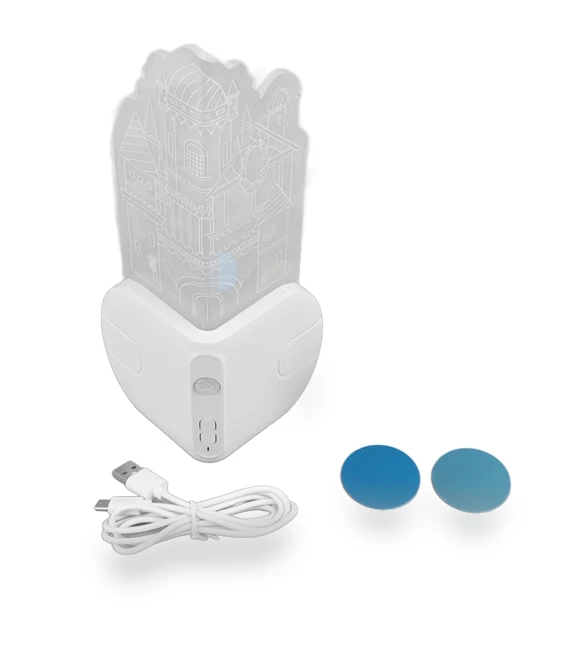 Castle Night Light with Motion Sensor and USB Charging — Night Lights, CosyHome