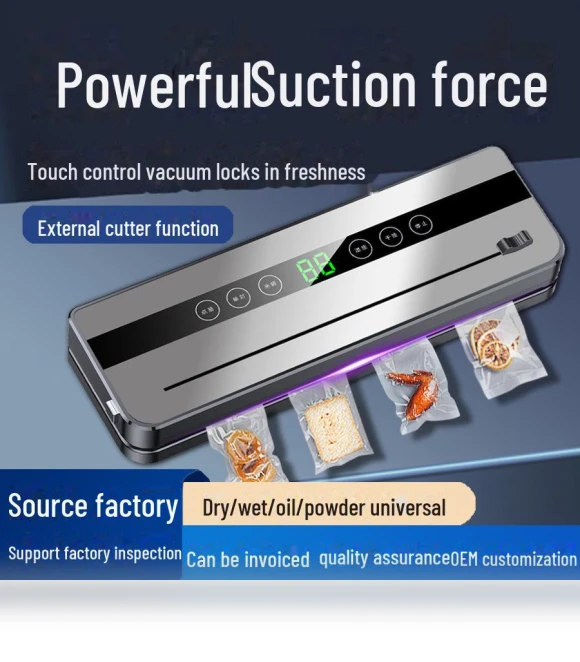 Compact Household Vacuum Sealer — Vacuum Bags, Small Appliances