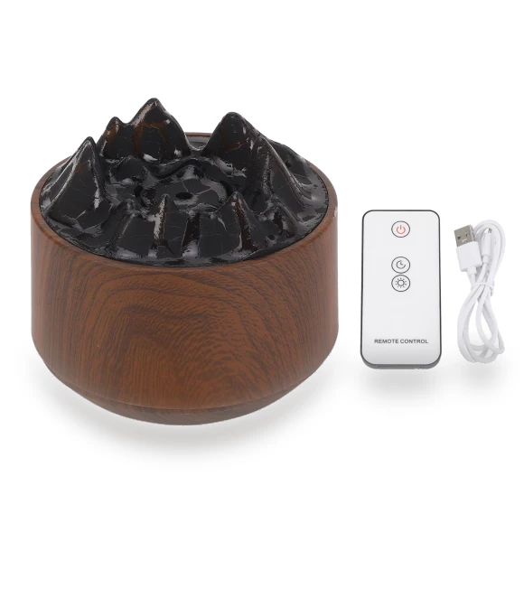 Desktop Colorful Flame Humidifier — Diffusers, OutsideWorld