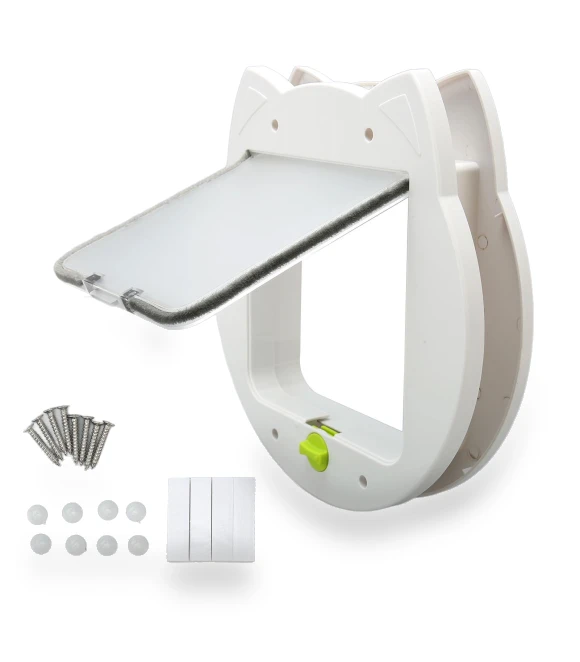 Pet Door with 4-Way Locking — Doorbells, Health & Beauty PRODUCT