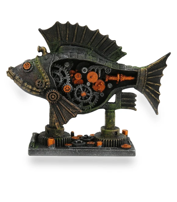 Innovative Robotic Fish Aquascaping Resin Aquarium Ornament — Coral Decor, Health & Beauty PRODUCT