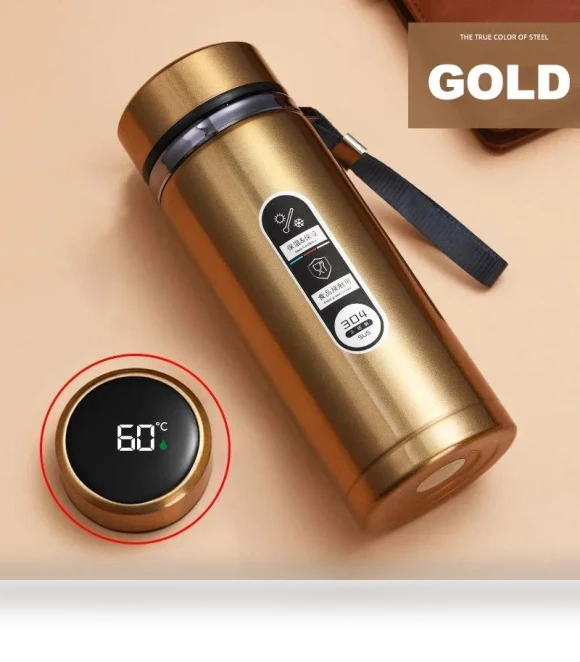 LED Thermos with Temperature Display — Thermoses, Garden Supplies My