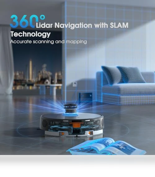 Mapping Robotic Vacuum and Mop — Smart Cleaning Robots, SHELIKI