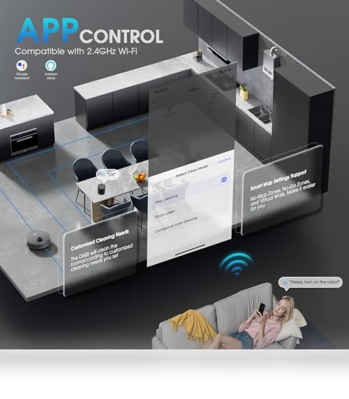Mapping Robotic Vacuum and Mop — Smart Cleaning Robots, SHELIKI