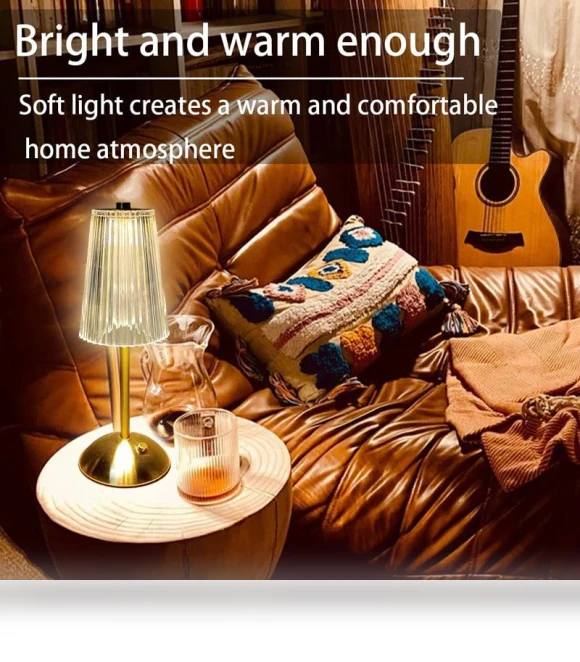 Rechargeable Touch Night Light Table Lamp — Lamps & Shades, For Season