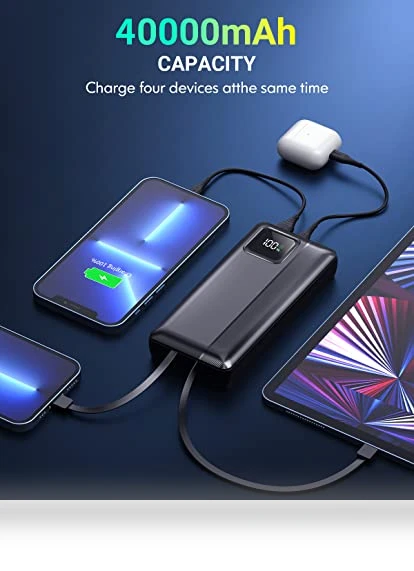 40000mAh Power Bank with PD 30W and QC4.0 Fast Charging — Chargers, Dongguan Xionel Electronic Technology Co., Ltd