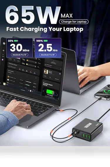 6-in-1 Fast USB Charging Station — Chargers, shenzhenshiquanshengdamaoyiyouxiangongsi