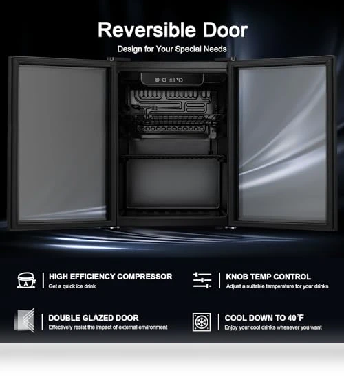Beverage Refrigerator Cooler — Mini Fridges, Antarctic Star