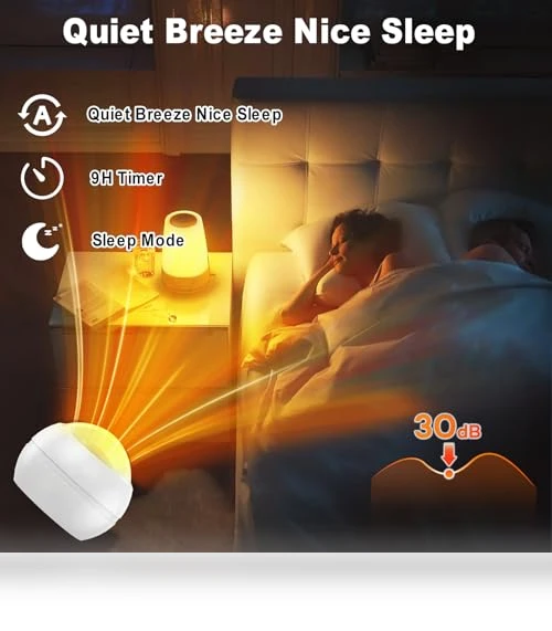 Bladeless Tower Fan with Heater Combo — Stand Fans, Ecocomfy