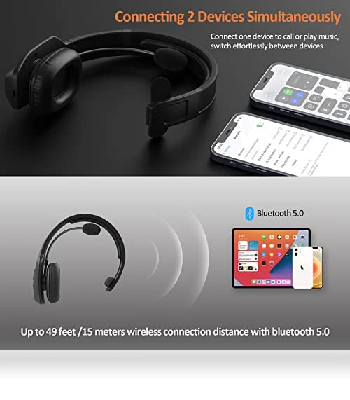 Bluetooth Headset with Microphone — Headsets, LEVN