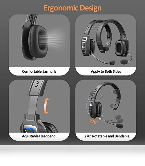 Bluetooth Headset with Microphone — Headsets, LEVN